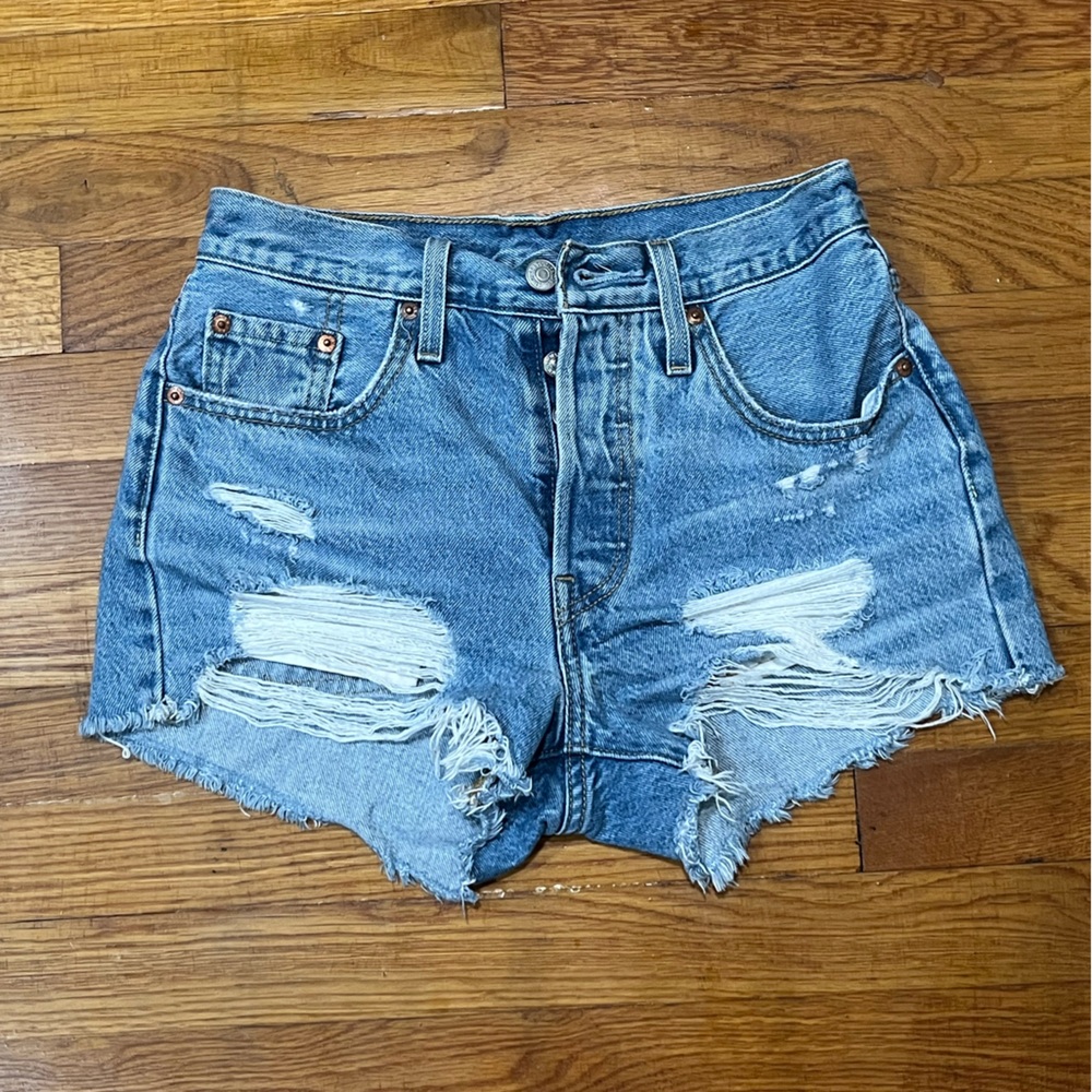 Levi’s Denim Distressed Women's Shorts